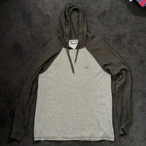 Vans Baseball Style Hoodie - Black/Grey, Medium